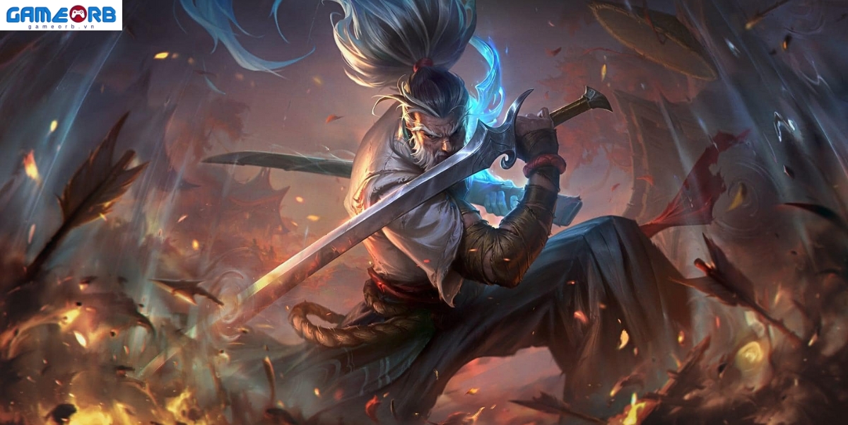 Khi Yasuo có nội tại, cho phép anh tích lũy một lớp chắn khi di chuyển