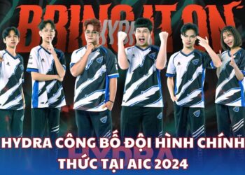 Hydra - Đại diện #3 RPL công bố đội hình chính thức tại AIC 2024