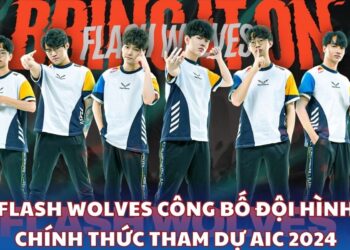 Flash Wolves công bố đội hình chính thức tại AIC 2024