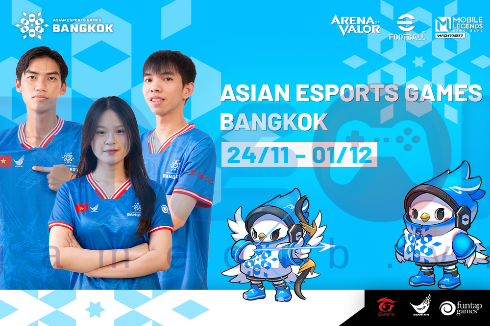 Asian Esports Games (AEG) 2024, sự kiện thể thao điện tử lớn nhất châu Á, sẽ chính thức khai mạc tại Bangkok, Thái Lan