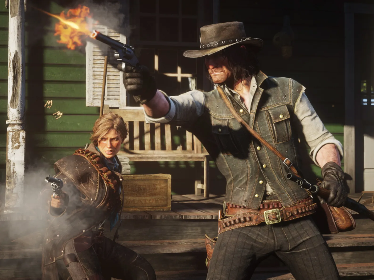 Hệ thống chiến đấu trong Red Dead Redemption 2 rất thực tế và đầy thử thách