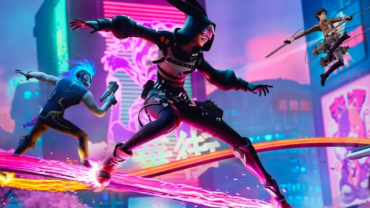 Sự hợp tác giữa Fortnite và Cyberpunk 2077 có thể mang đậm phong cách Night City