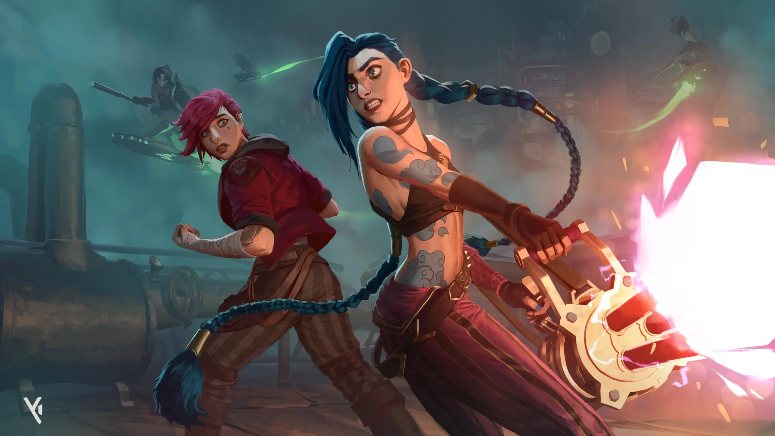 Jinx và Vi trở thành kẻ thù không đội trời chung