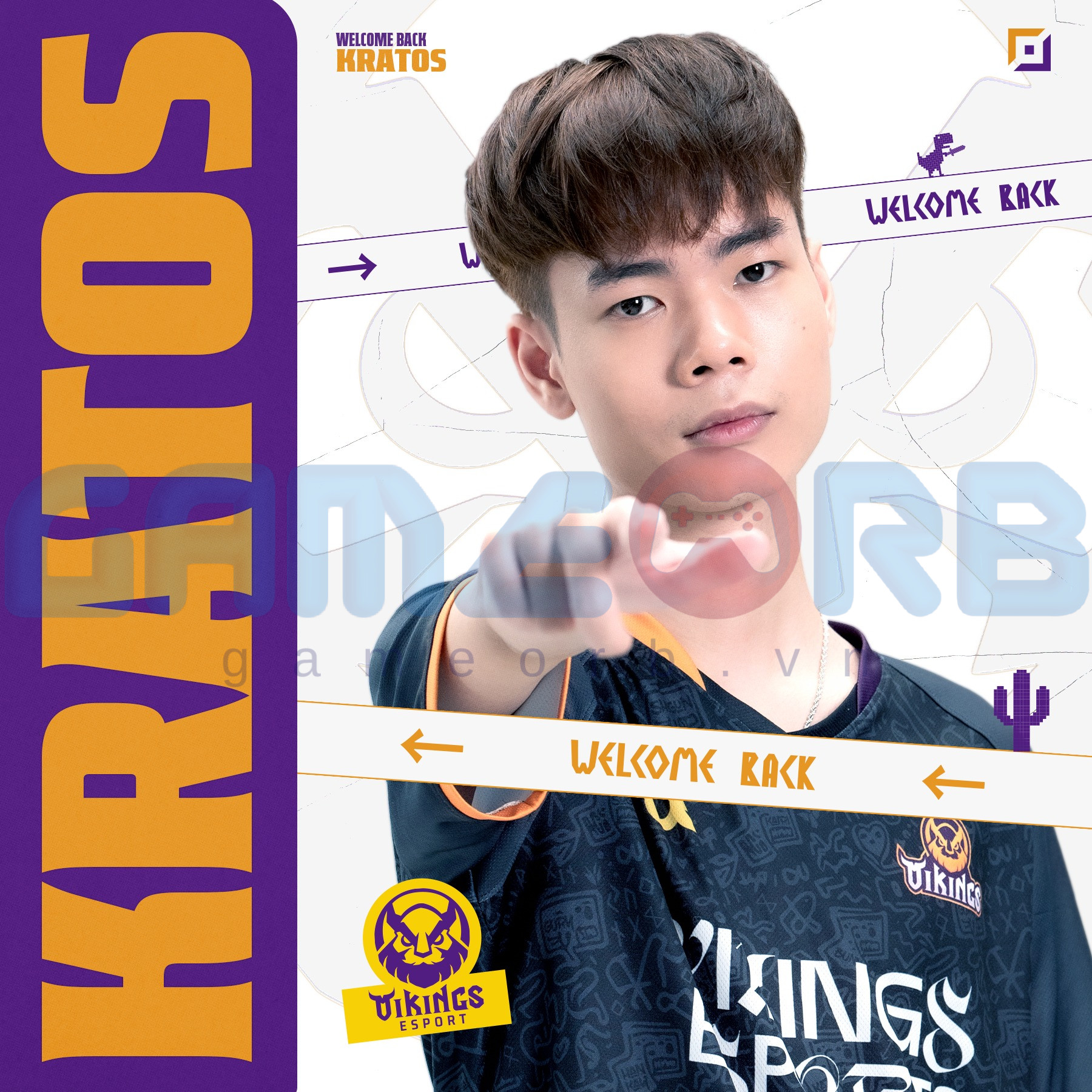 Kratos trở lại Vikings Esports ở vị trí Top Lane