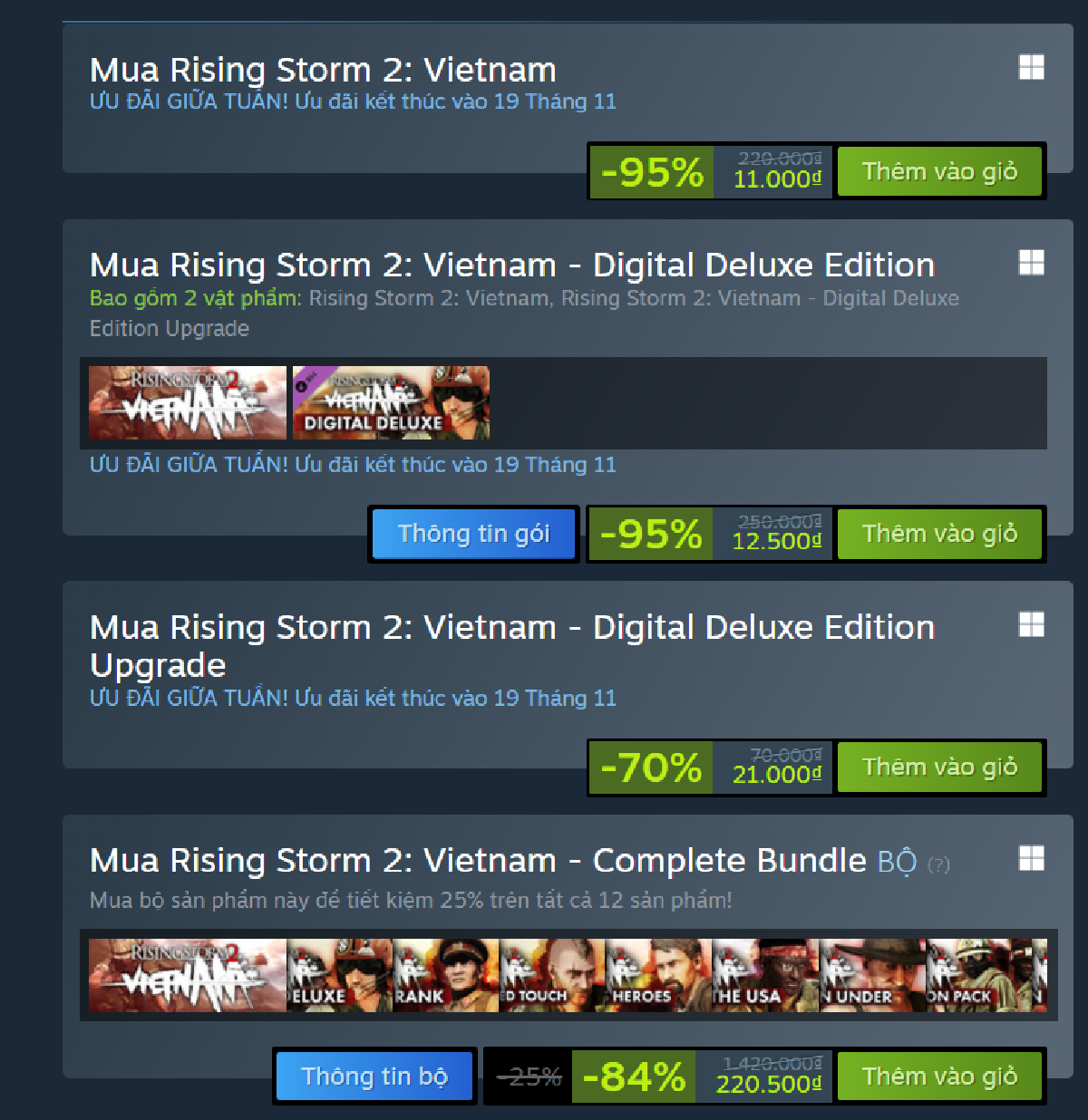 Hiện tại, game đang giảm giá đến 95% trên Steam