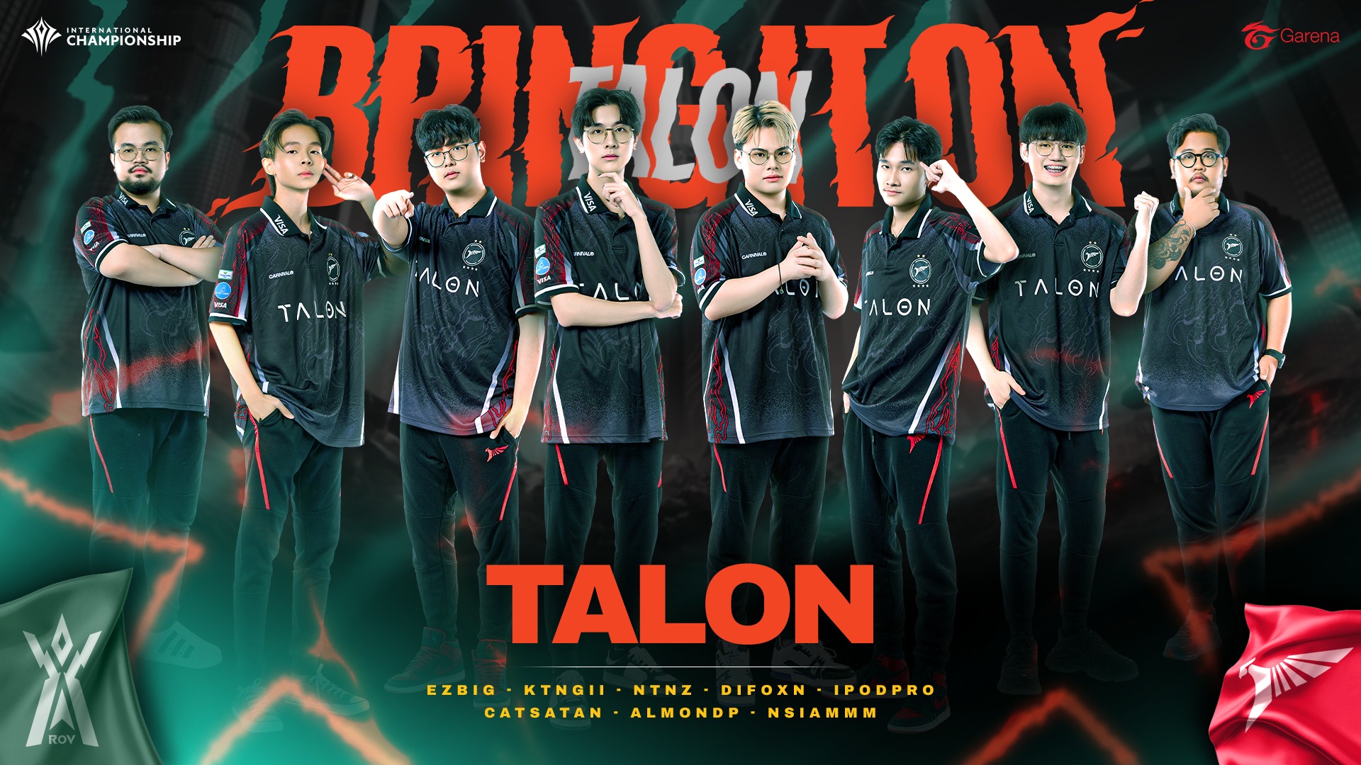 Talon Esports công bố đội hình chính thức tại AIC 2024