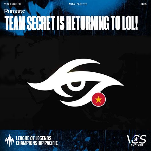 Team Secret có thể trở lại LOL sau quyết định dừng hoạt động