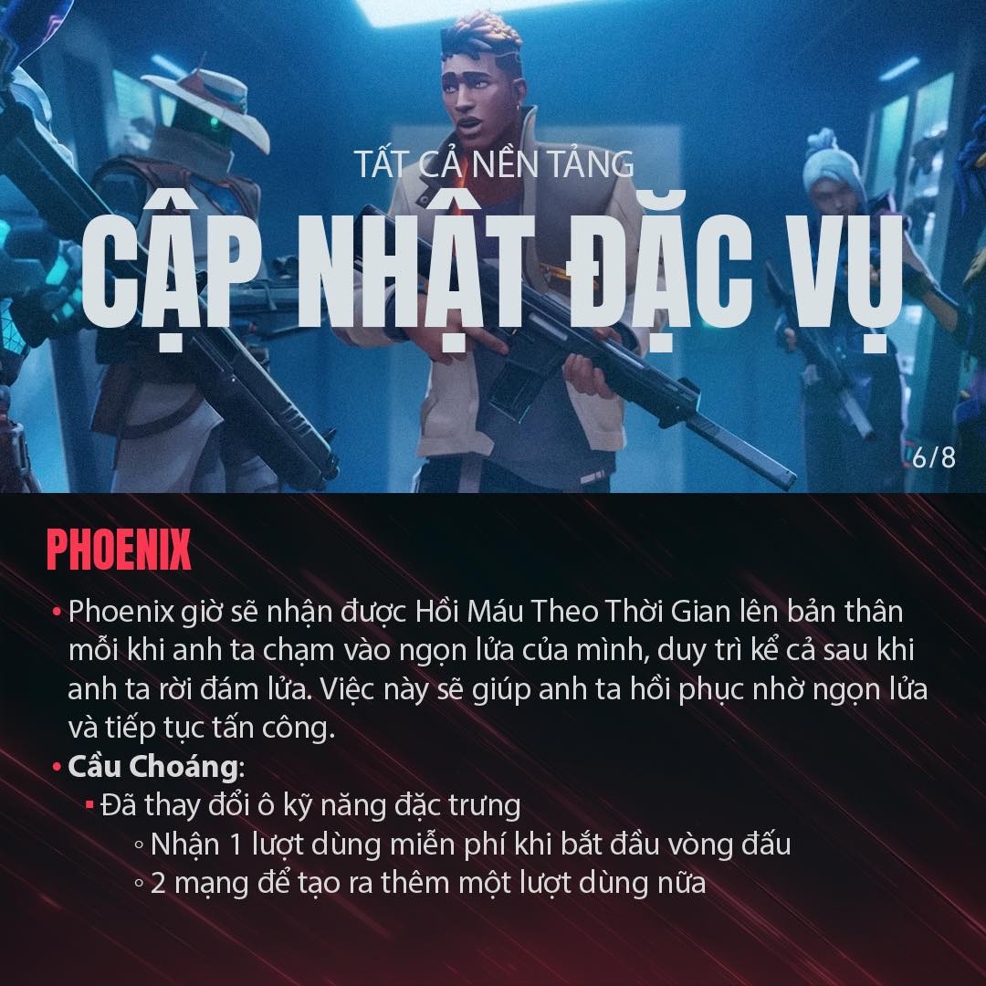 Tiếp nối những cập nhật với Duelist trong bản 8.11, chúng tôi muốn giúp Phoenix nổi bật hơn như một duelist táo bạo và tự tin