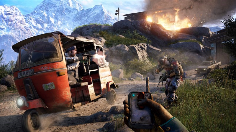 Far cry 4 lấy bối cảnh tại vùng đất Kyrat hư cấu ở Himalaya