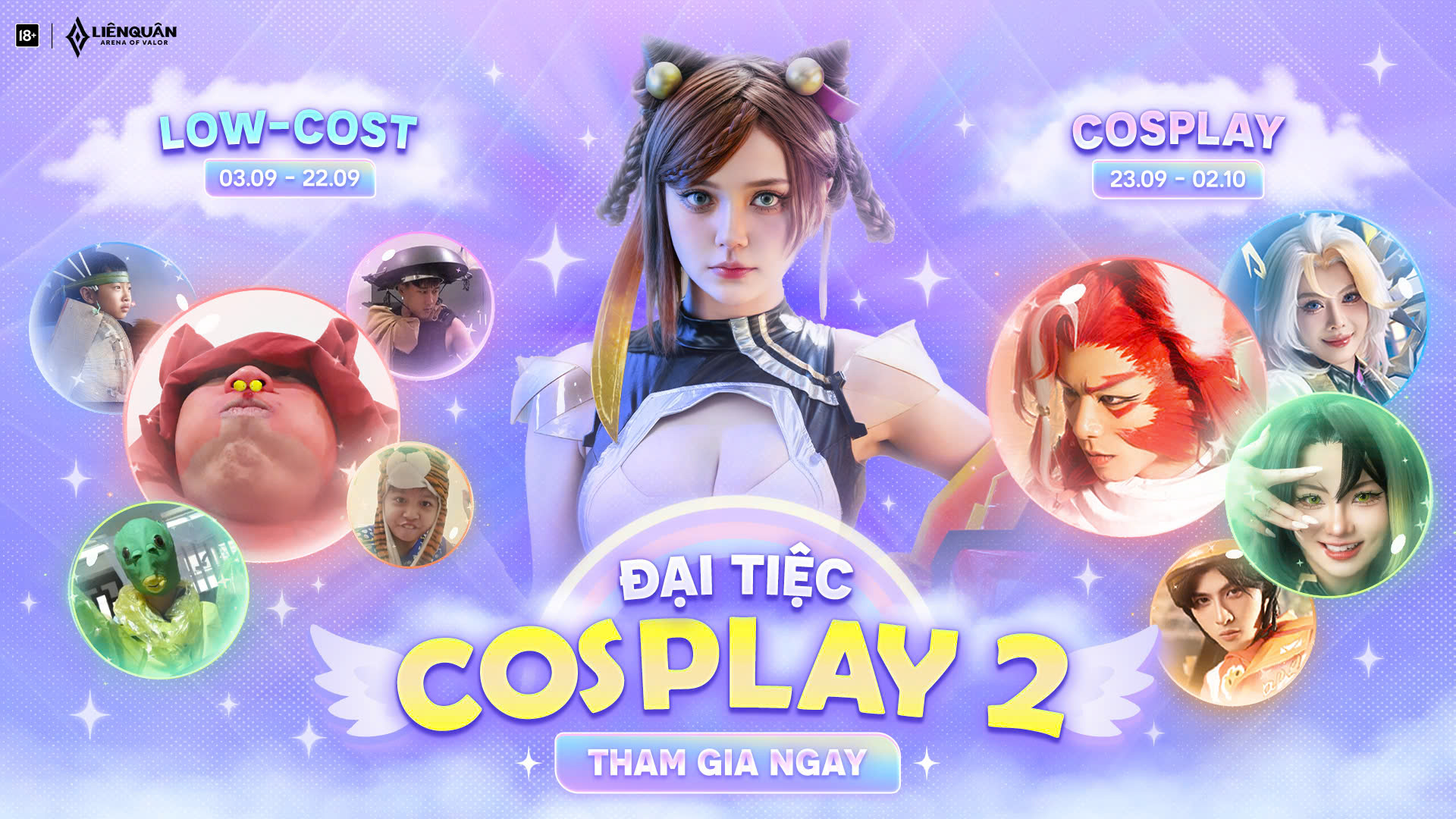 Garena cũng thường xuyên tổ chức các sự kiện online và offline, từ các cuộc thi cosplay đến những buổi họp mặt người chơi