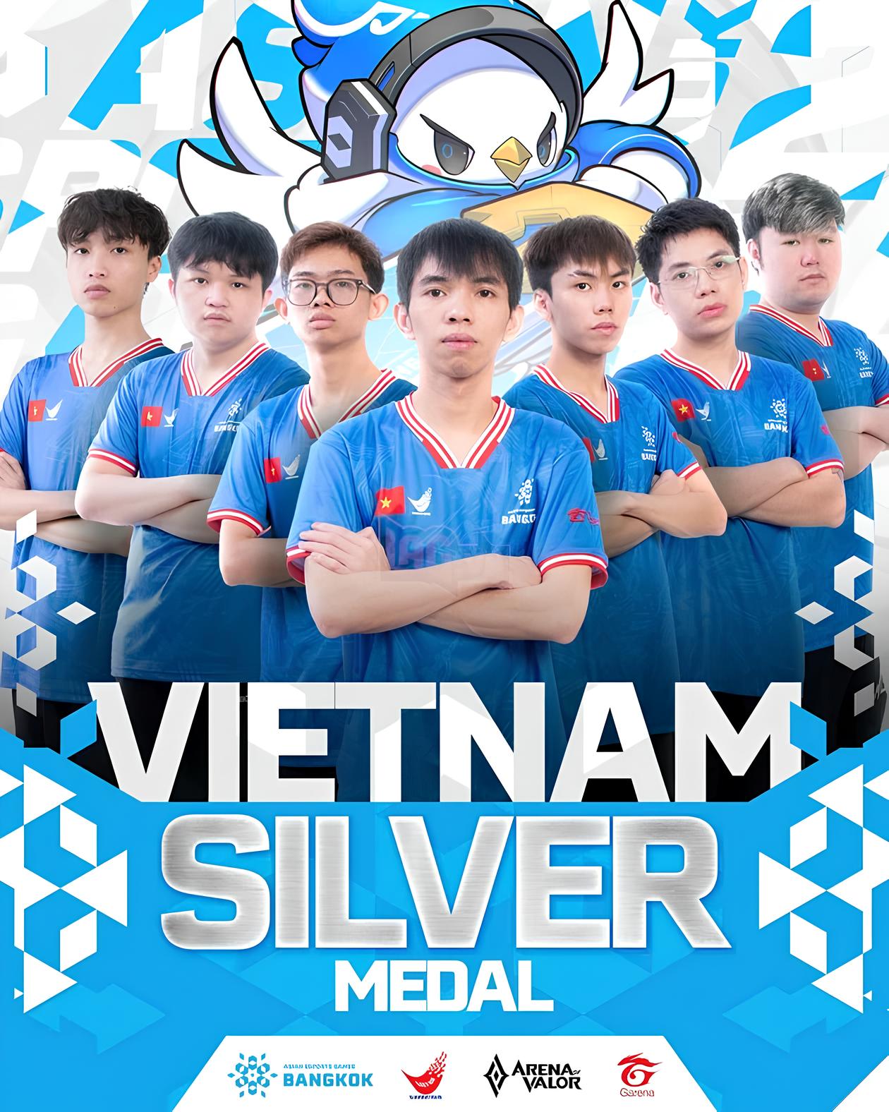 Đội tuyển Liên Quân Mobile Việt Nam đã xuất sắc giành Huy chương Bạc tại giải đấu Asian Esports Games 2024