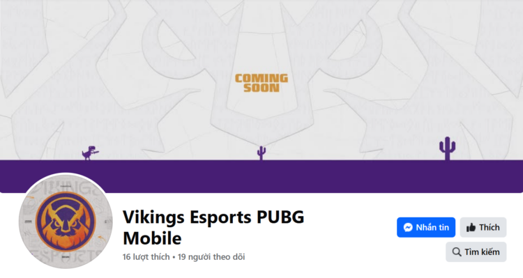 Vikings Esports chuẩn bị lấn sân sang PUBG Mobile