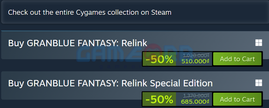 Hiện tại, Granblue Fantasy Relink đang được giảm giá 50% trong Steam Winter Sale, kéo dài đến ngày 2 tháng 1 năm 2025