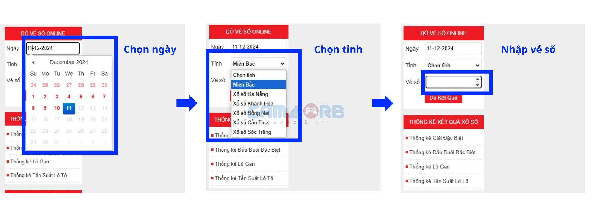 Điền các thông tin theo yêu cầu để hệ thống tiến hành dò vé số mà bạn muốn