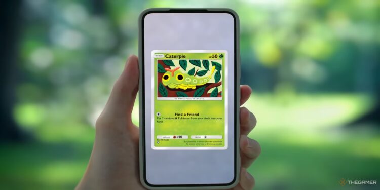 Pokémon TCG Pocket - Chiến thắng đáng kinh ngạc của người chơi cùng Caterpie