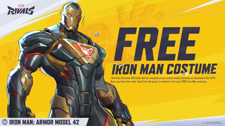 Marvel Rivals tặng skin Iron Man miễn phí cho tất cả người chơi