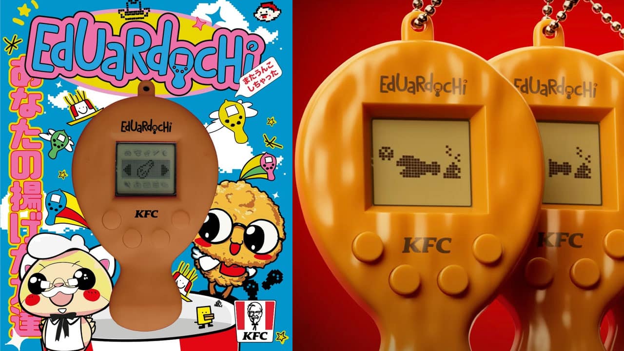 KFC ra mắt thú cưng kỹ thuật số Eduardochi giống Tamagotchi