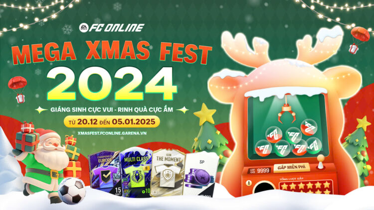 Mega Xmas Fest - Sự kiện Giáng Sinh hoành tráng từ FC Online với loạt phần quà đỉnh cao!