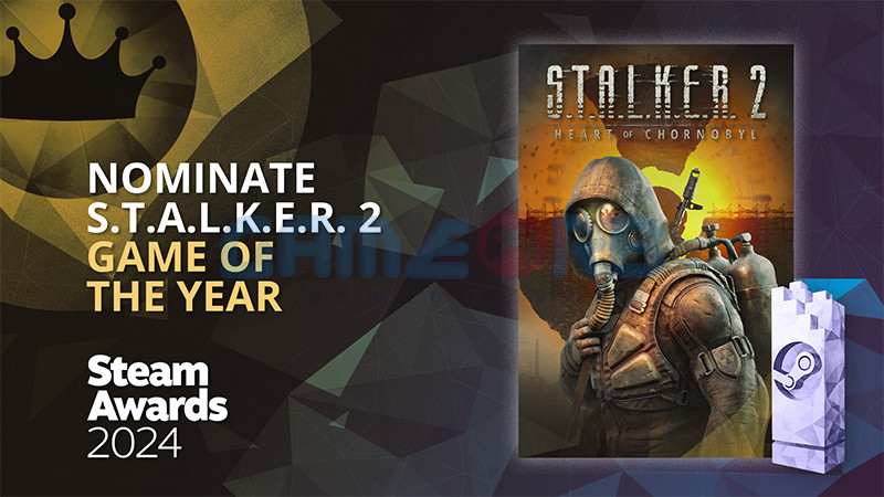 Stalker 2: Heart of Chernobyl được đề cử tại Steam Awards 2024 ở hạng mục chính: Game of the Year 