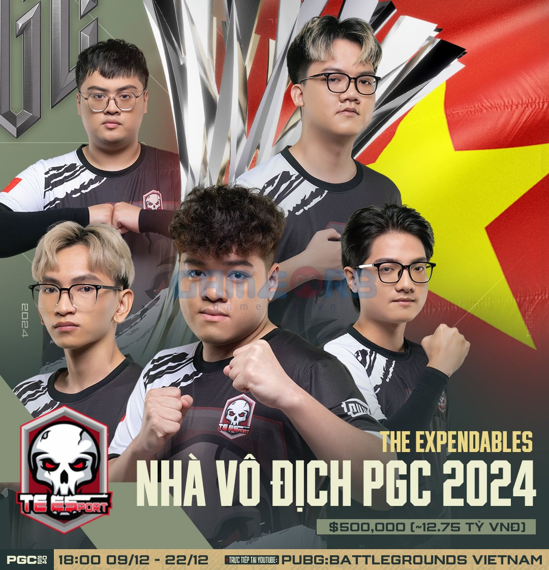 The Expendables vô địch PUBG Global Championship 2024