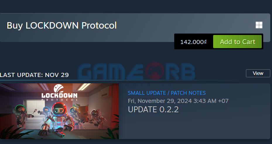 Hướng dẫn tải Lockdown Protocol trên Steam