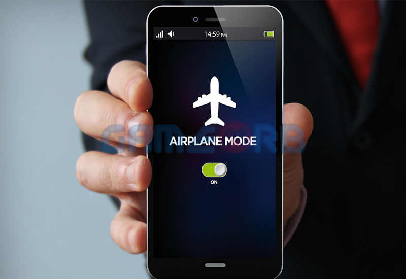 Chế độ máy bay (Airplane Mode) đang bật