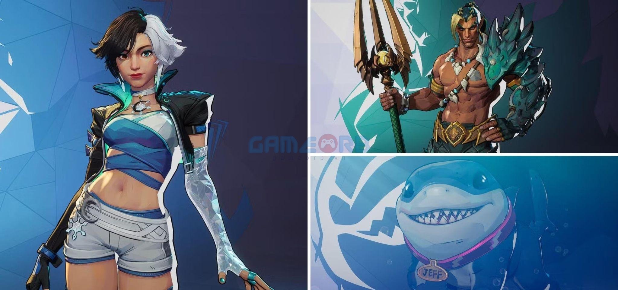 Bộ 3 lý tưởng: Luna Snow, Namor và Jeff the Land Shark