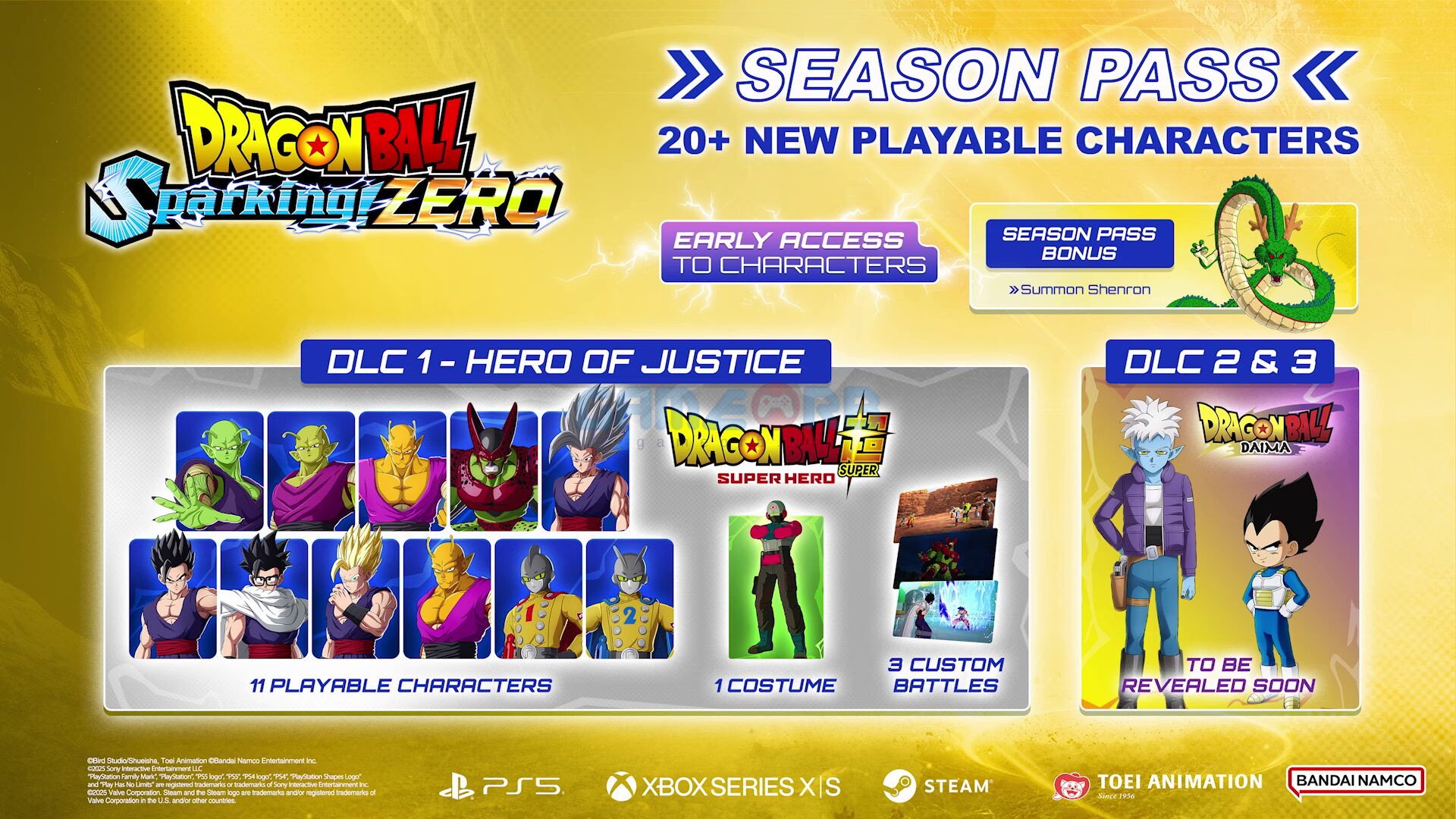 Dragon Ball: Sparking Zero ra mắt DLC Hero of Justice mới