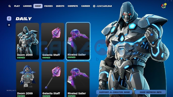 Skin Doom 2099 trong Fortnite