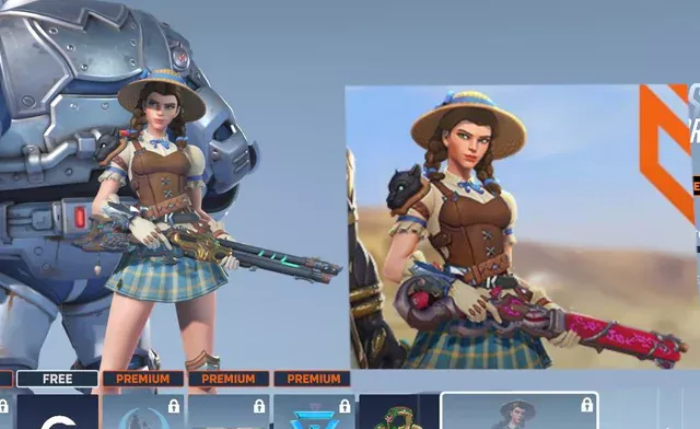 Skin súng Lead Sose cho Ashe trong Overwatch 2