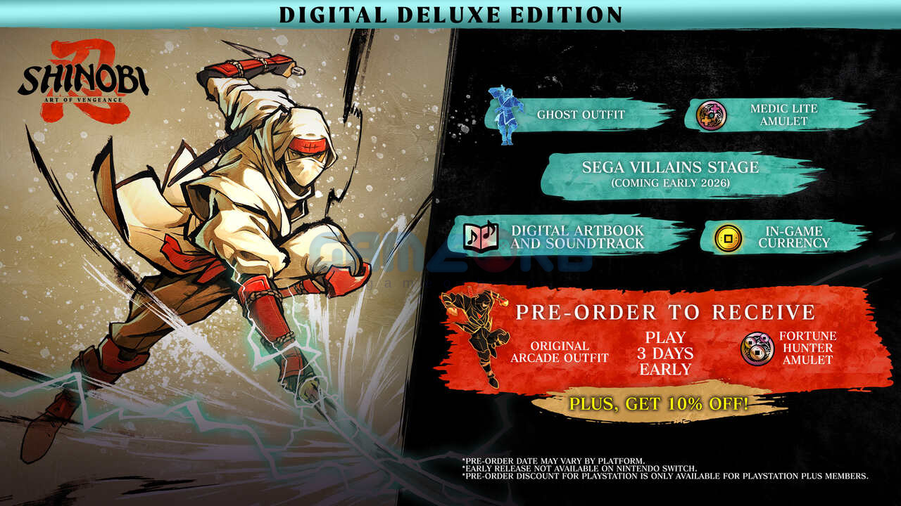 Shinobi: Art of Vengeance phiên bản Digital Deluxe Edition