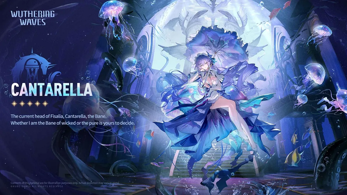 Wuthering Waves: lộ diện nhân vật 5 sao Cantarella