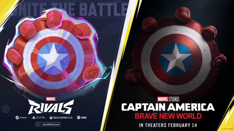 Marvel Rivals ra mắt gói vật phẩm Captain America: Brave New World