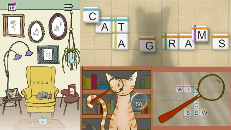 Catagrams - Tựa game giải đố siêu dễ thương dành cho người yêu mèo