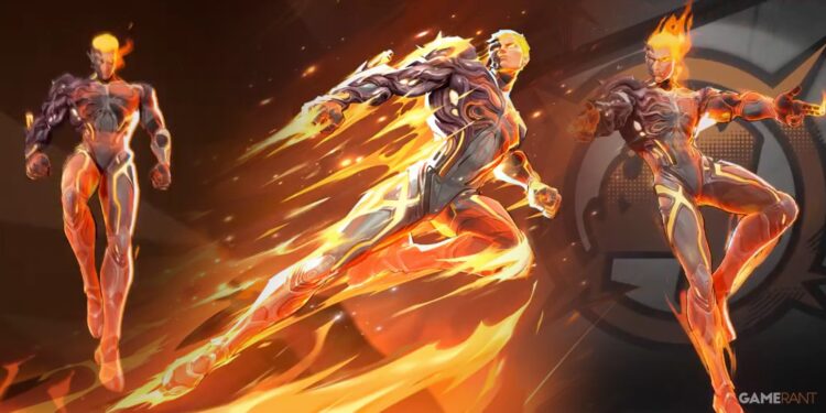 Marvel Rivals - Johnny Storm và câu chuyện đằng sau bộ trang phục Negative Zone Gladiator