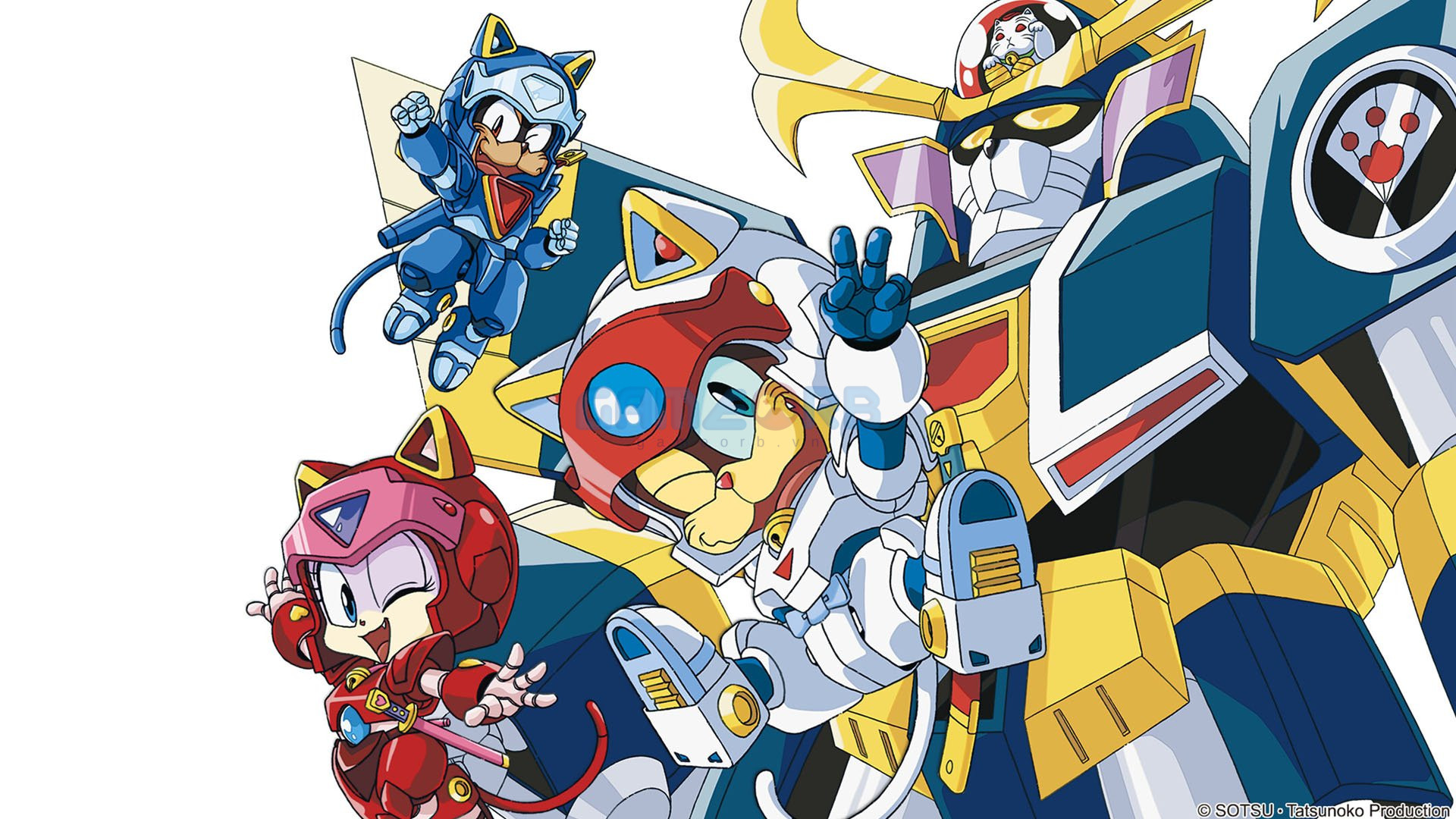 Samurai Pizza Cats: Blast from the Past! lấy cảm hứng từ anime kinh điển của Tatsunoko Production