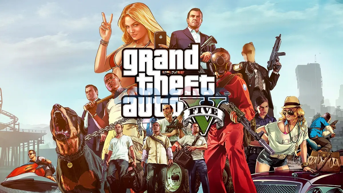 GTA 5 là một trò chơi hành động phiêu lưu thế giới mở được phát triển bởi Rockstar North và phát hành bởi Rockstar Games