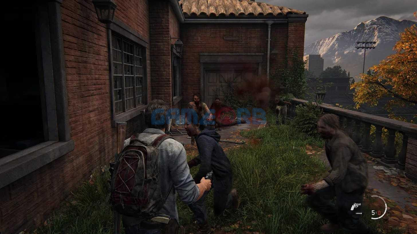 Trong The Last of Us Part 1, nhiệm vụ của người chơi chủ yếu xoay quanh việc sinh tồn trong thế giới hậu tận thế