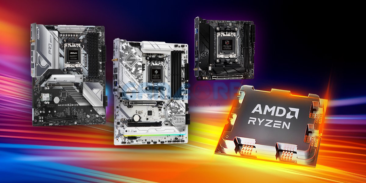 Bo mạch chủ ASrock AM5 gặp lỗi với Ryzen 9000 series