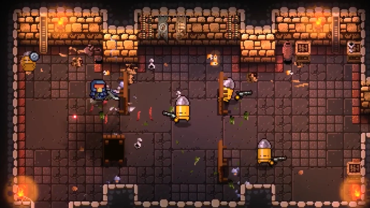 Enter the Gungeon là sự kết hợp độc đáo giữa roguelike và bullet hell