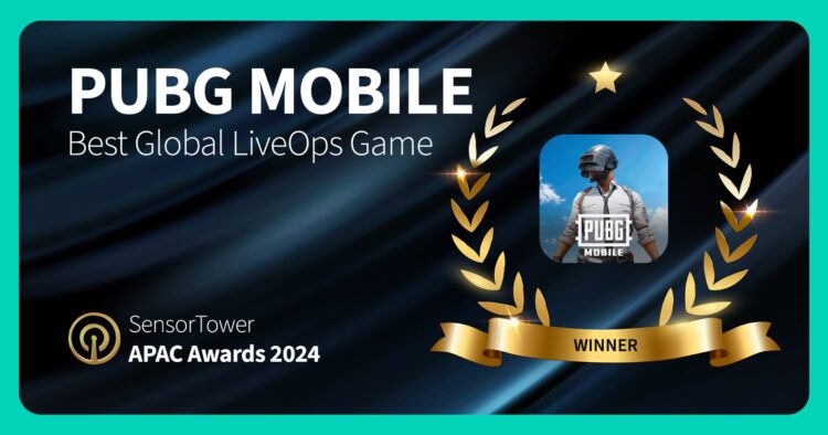 PUBG Mobile giành giải thưởng quốc tế tại Sensor Tower APAC Awards 2024