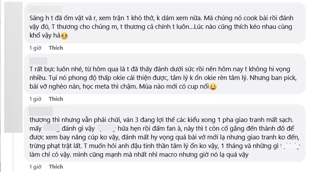 Fan vừa buồn bực vừa thất vọng.