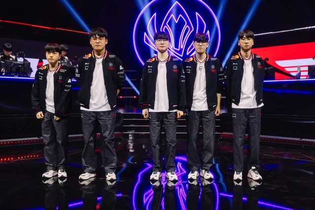 Chỉ có mỗi Gumayusi là sử dụng 1 tướng 2 lần trong 8 ván đấu đã qua của T1 tại MSI 2025.